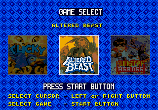 Classic Collection screenshot 3 for Sega Mega Drive
